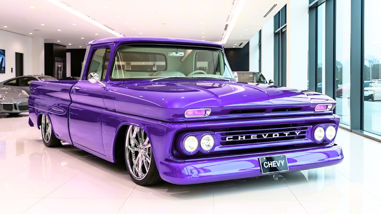 Nuevo C10 1966 Custom: diseño retro, detalles exclusivos y potencia renovada en la icónica camioneta Chevrolet