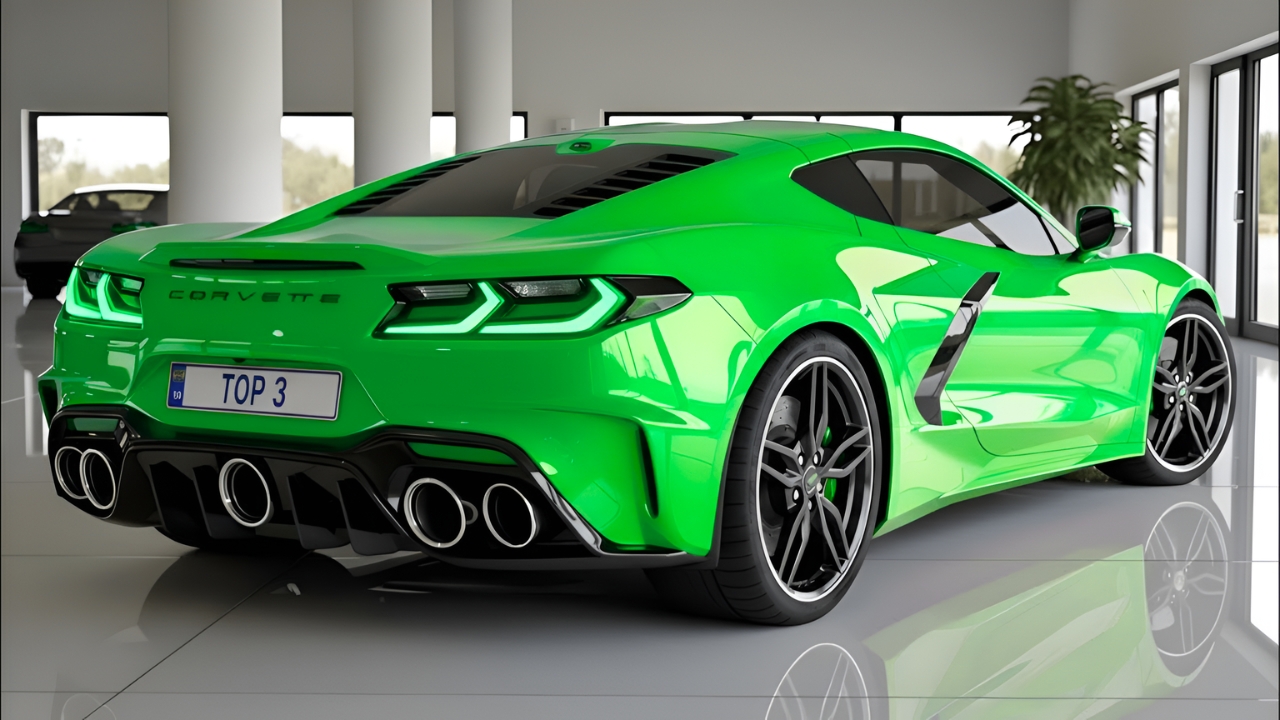 Chevrolet Corvette C8 Rojo: El Superdeportivo Americano con Diseño Futurista y Potencia Brutal