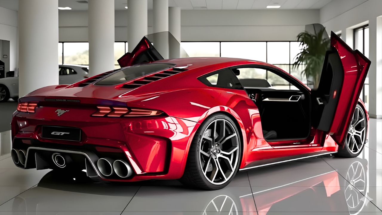 2026 Ford Mustang GT Concept con Puertas de Tijera: El Muscle Car Futurista con Diseño Radical y Potencia Brutal